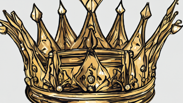 金色の王冠のイラスト